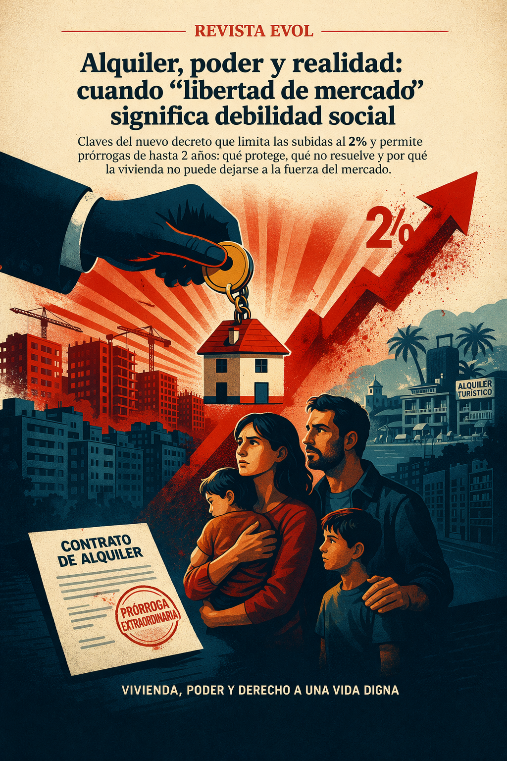 Alquiler, poder y realidad: cuando “libertad de mercado” significa debilidad social